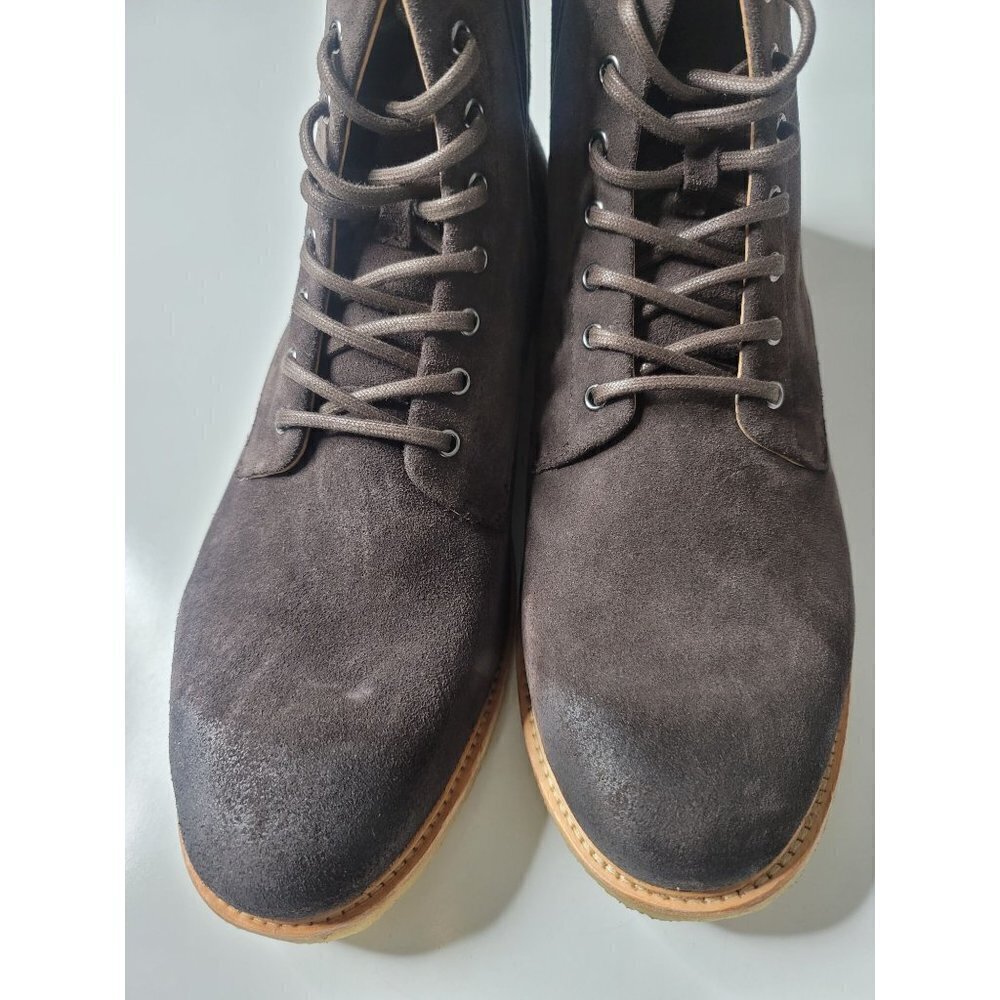 New Mens Blackstone Bitter Chocolate Boots High Top Suede Round Toe  SZ 47 - Picture 4 of 9